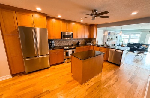 Elizabeth Mcbrides Raulersons House | The Blue Chill - on the Intercostal Waterway, features a pool, hot tub & dock!