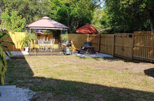 Palm Harbor House | The Cozy Getaway spared by hurricanes.
