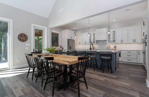 Laurel Ridge House | The Creeks of Serendipity | Luxury Pet-Friendly Home with Hot Tub 10 Min. from Black Mtn!