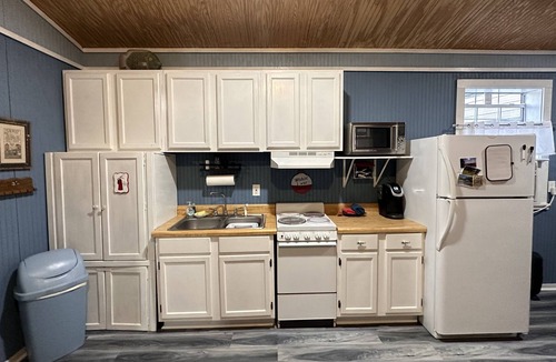Cedar Bluff Cabin | The Lazy Worm Getaway - Entire cabin with private boat ramp and covered dock