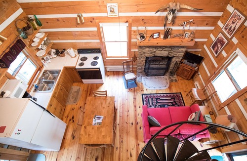 Otto Cabin | The Mountains are Calling! Visit Walnut Falls | Turnstone Log Cabins