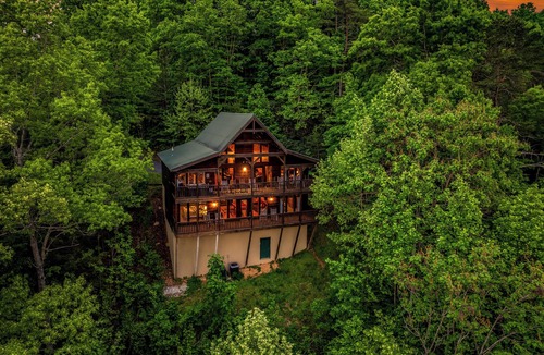 Caton Cabin | The Overlook - Hot Tub, Game Room, Mountain Views!