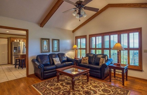 Maggie Valley House | The Perch - 3 BR, 3 BA One Level Home, Panoramic Long-Range Mountain View