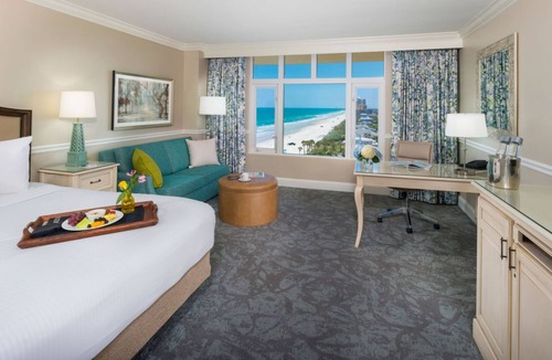 Daytona Beach Shores Hotel | The Shores | Coastal King | Beach yoga, s’mores kit | 2 Units