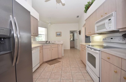 Long Meadow House | Three bedroom, two bathroom home with a heated pool.