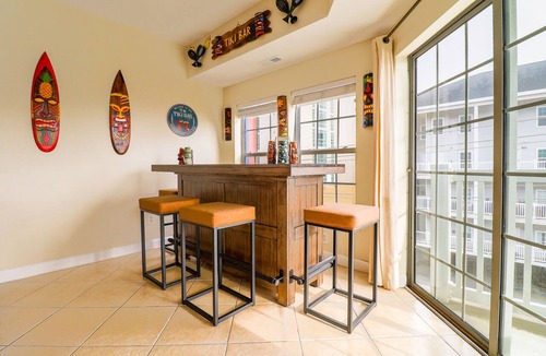Cherry Grove Beach Condo | Tiki Time - POOL/Spa/GAME ROOM/Views/STEPS TO THE BEACH