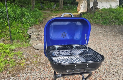 East Meredith RV Rental | Trailside Camp - Glamping Tent near Oneonta & Cooperstown