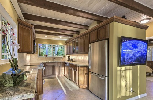 Sailboat Bend House | Tropical House with 80' boat dock and waterfall pool on the New River