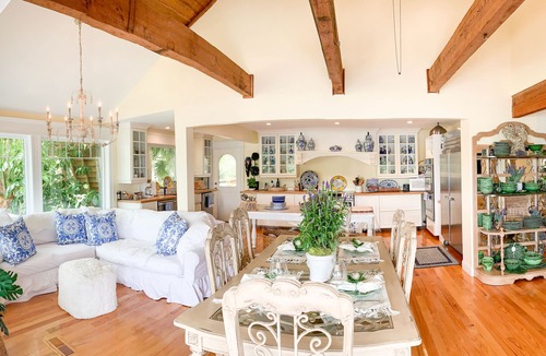 Aripeka House | Tropical Palm Island Paradise Over 6 Acres with Secluded Pool & White Sand Beach