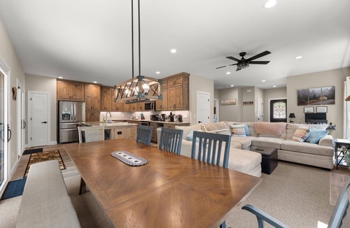 Cleveland House | Trout Stream Mountain Retreat: Easily Sleeps 10 w/Game Room & Hot Tub