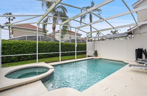 Tuscan Hills House | Tuscan Hills Vacation Pool+Spa Home - 9 Miles to Disney Property!