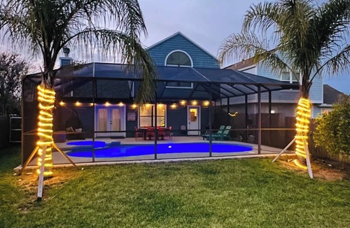 Dolphin's Cove House | Twin Palms Beach House - Salt Pool! Hottub! Game Room!