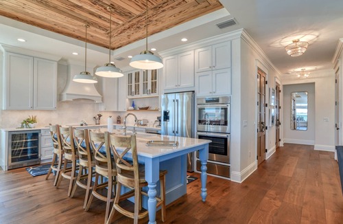 Vilano Beach House | Two Luxury Home Complex, Oceanfront, Brand New and Custom, Views, Gourmet Kitchens, Arcade, Fire Pit