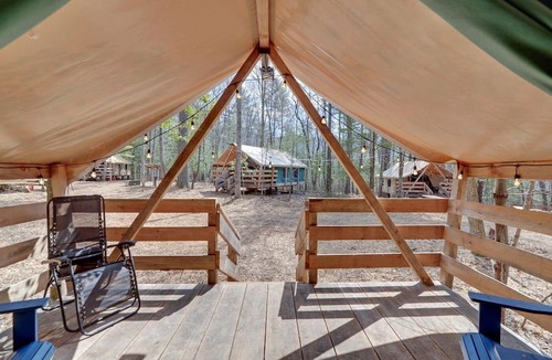 Suches RV Rental | Ultimate Glamping Adventure in Suches, Georgia with a Safari Tent Retreat