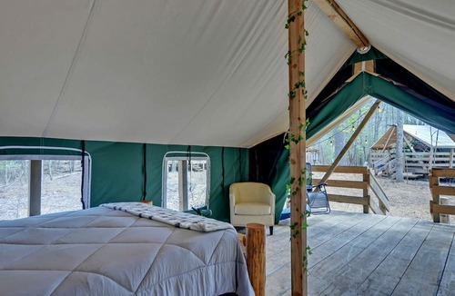 Suches RV Rental | Ultimate Glamping Adventure in Suches, Georgia with a Safari Tent Retreat