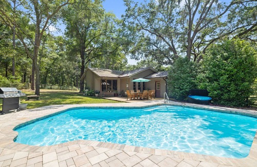 Brooksville House | Ultimate Horse-Friendly 4BR Home with Private Pool, Stables, & Access to Withlacoochee horse trail