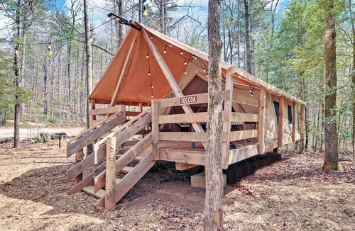 Suches RV Rental | Unforgettable Georgia Glamping: Safari Tent Retreat in Suches
