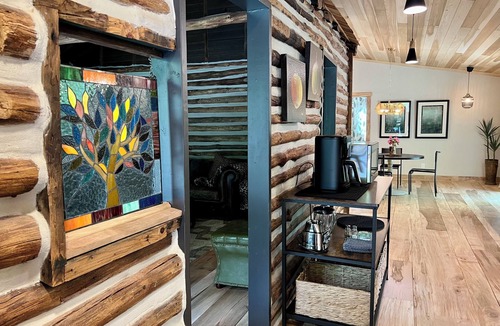 Hendersonville Cabin | Unique, renovated, historic log cabin in charming Hendersonville
