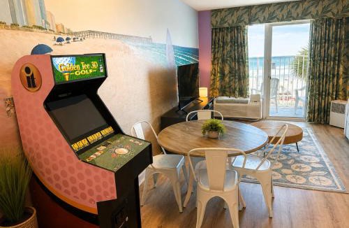 Downtown Myrtle Beach Apartment | Updated Sandy Beach Resort Heart of Myrtle Beach SC with Arcade