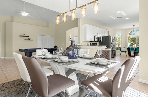 Crystal Cove House | Upstay: Poolside Villa Near Disney w/BBQ & Games