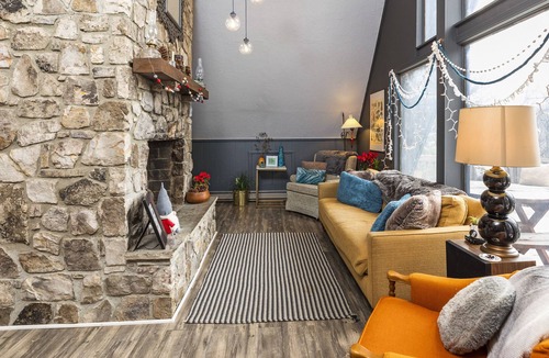 Beech Mountain Ski Chalet | URSUS, A Secluded Midcentury Modern AFrame Chalet