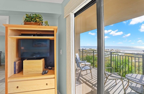 Belle Vista Condo | 🌅 Vista's on the Gulf #202 — Gulf Front Luxury with Balcony Views & Resort Amenities