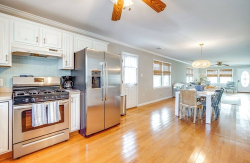Brigantine House | Walk to Brigantine Beach: Home w/BBQ & Yard