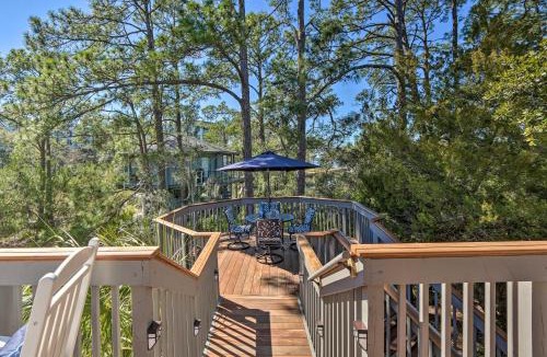 Sea Pines House | Walk to Harbour Town: Airy Treehouse w/Bikes