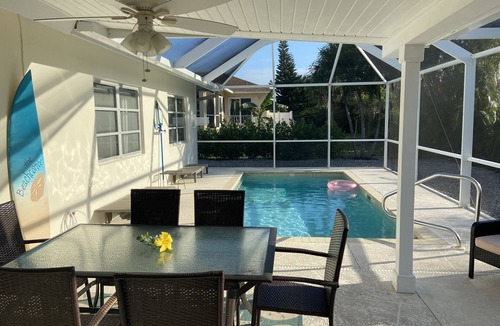 Marco Island House | Walk to Marco's beautiful white sand beach or lounge by your private pool.