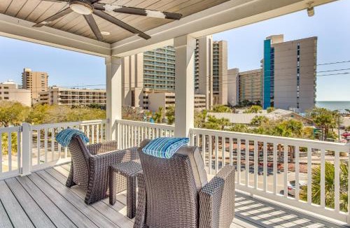 Myrtle Beach House | Walk to Ocean: Myrtle Beach House w/Hot Tub!