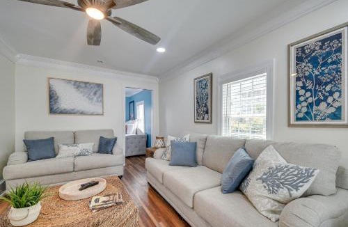 Atlantic Beach House | Walk to Water: Coastal-Chic Home Near Myrtle Beach
