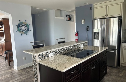 Mystic Island House | Waterfront 4-bdrm home with refuge views and dock on Mystic Island sleeps 9-10