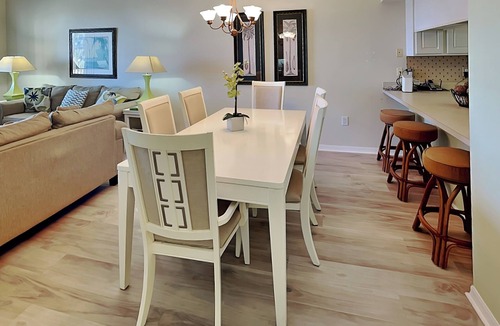 South Island Condo | Waterfront Condo- Balcony, Community Pool, Dock+ Canal Access