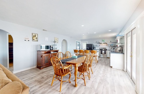 Freeport House | Waterfront, dog-friendly home with dock, 4 kayaks, firepit & great bay views