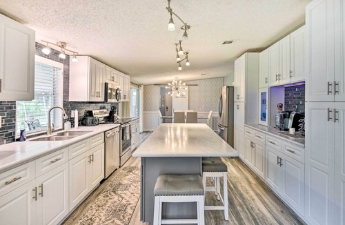 Georgetown House | Waterfront Georgetown Home w/Dock & Large Porch!