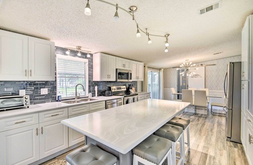Georgetown House | Waterfront Georgetown Home w/Dock & Large Porch!
