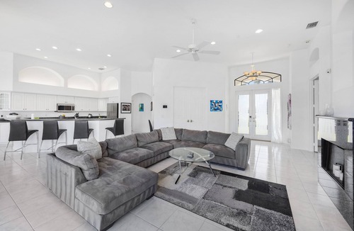 Marco Island House | Waterfront home on key lot w/pool, spa & views