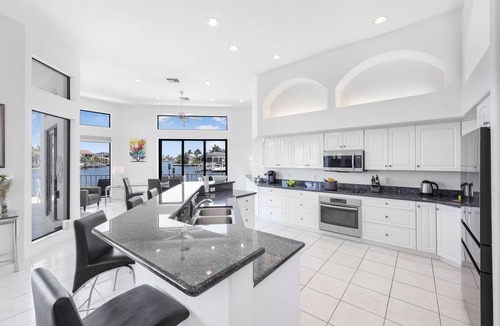 Marco Island House | Waterfront home on key lot w/pool, spa & views