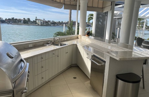 Marco Island House | Waterfront home on Marco Island, large pool, & dock. Sleeps 18, many amenities.