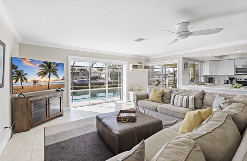 Marco Island House | Waterfront home w/pool & western exposure