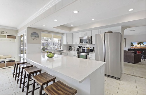 Marco Island House | Waterfront home w/pool & western exposure