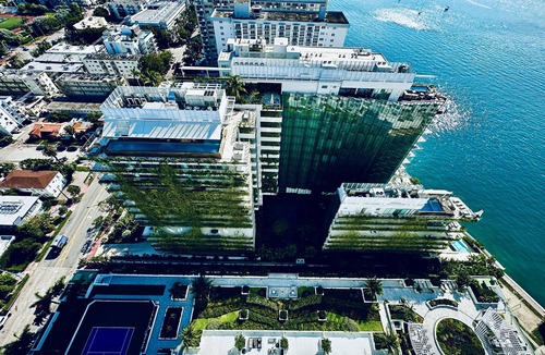 West Avenue Condo | Waterfront Luxury private balcony