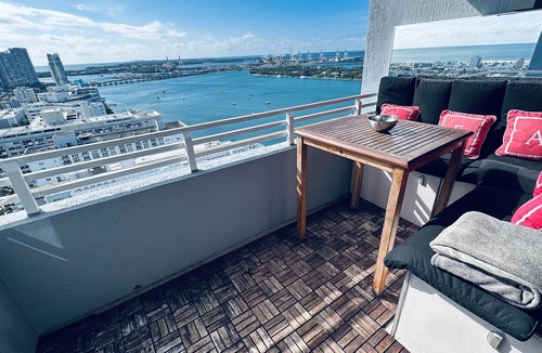 West Avenue Condo | Waterfront Luxury private balcony