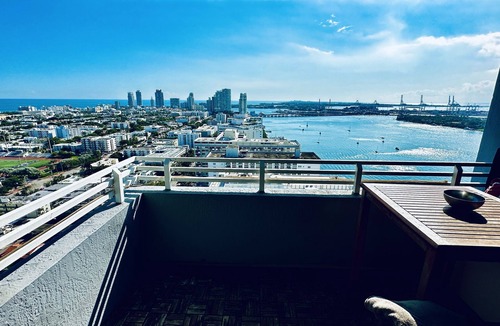 West Avenue Condo | Waterfront Luxury private balcony