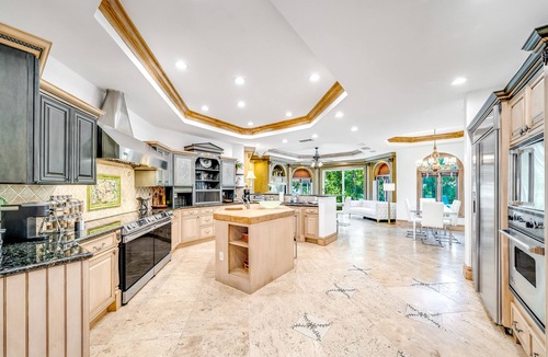 Deerfield Beach House | Waterfront Mansion! Heated Pool+Hot Tub! Kayak!