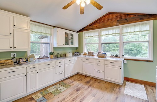 Golts House | Waterfront Millington Vacation Rental w/Hot Tub!