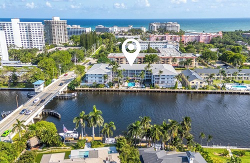 Boca Raton Apartment | Waterfront Oasis 2BR/2BA with Pool, Gym, Balcony & Parking