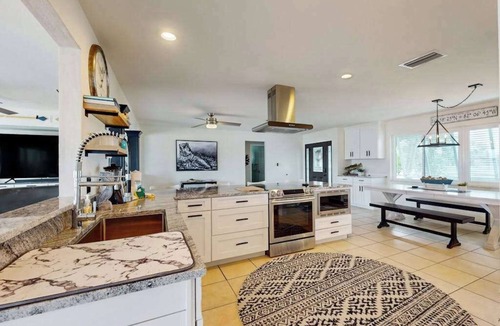 Port Charlotte House | Waterfront Paradise: Heated Saltwater Pool, Private Dock, Snowbird-Friendly