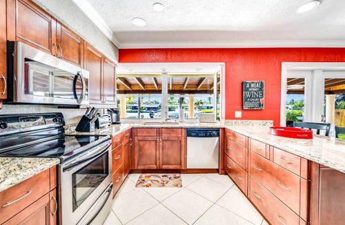 Cypress Lakes House | WATERFRONT PARADISE + HEATED POOL! MILE TO BEACH!