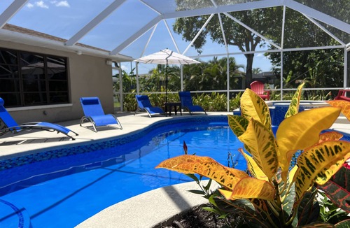 Caloosahatchee Villa | Waterfront Pool Villa with Sail Boat access to the Gulf